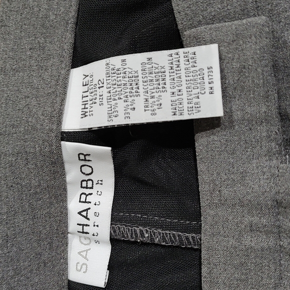 *SAG HARBOR* Whitley Stretch Slacks (Size 12) - Picture 3 of 3